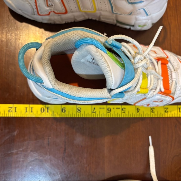 Nike Air More Uptempo GS “Multi-Color” White 6Y (Women’s 7.5) - Picture 8 of 11